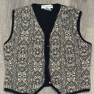 Vintage JHCollectibles Patterned Vest
